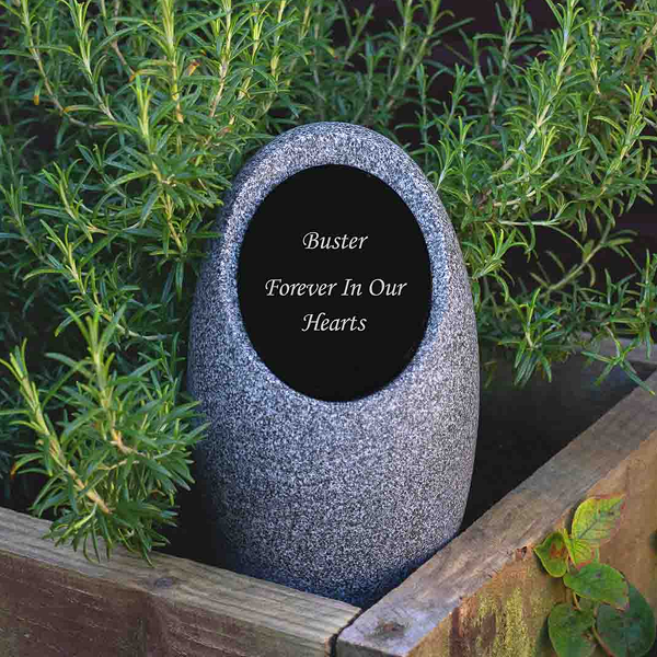 Highdown Urn in planter