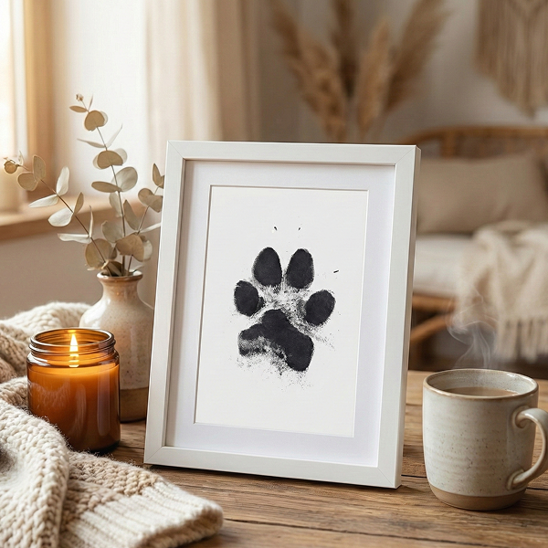 Card paw print example