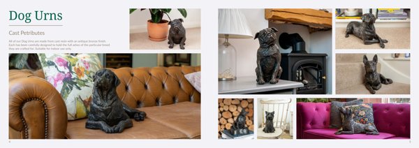 Memorial items brochure preview